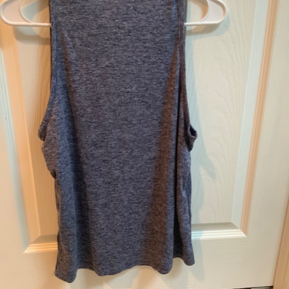 Nike drifit tank navy heAther, medium, m - Picture 3 of 4